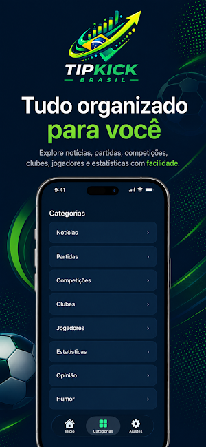 TipKick Brasil: Futebol News Screenshot 3