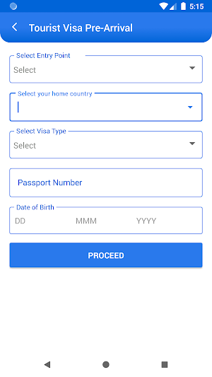 Department of Immigration Screenshot 2