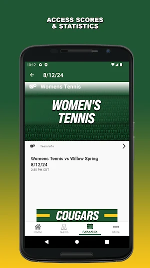 Apex Cougar Athletics Screenshot 2