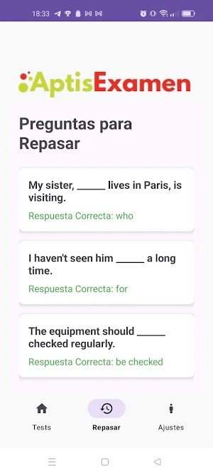English B2 Aptis (Grammar) Screenshot 0
