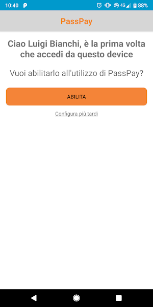 PASSPAY CONAD Screenshot 1