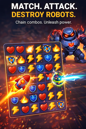 Grid Clash – Match 3 RPG Screenshot 0
