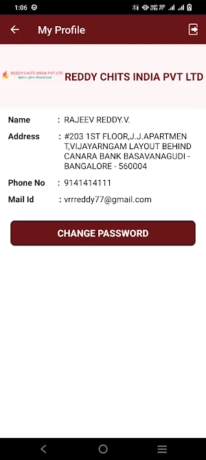 Reddy Chits Member Module Screenshot 2