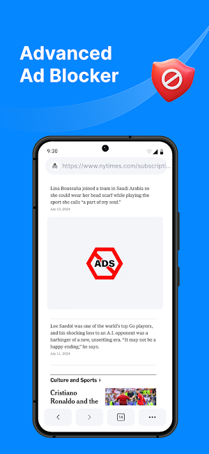 Incognito Browser - Ad Blocker Screenshot 3