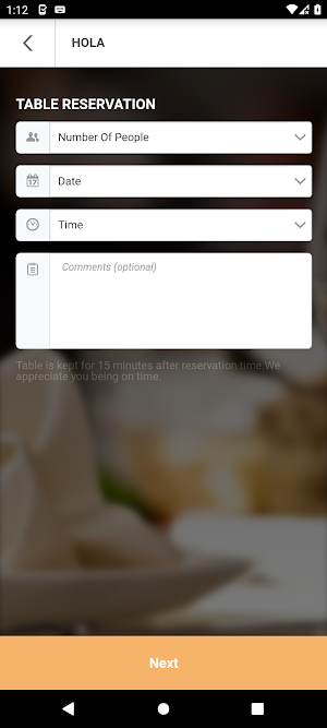 Hola Fresh Bites Screenshot 2