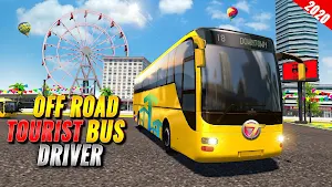 OffRoad Tourist Coach Bus Transport:Bus Games 2021 Screenshot 0
