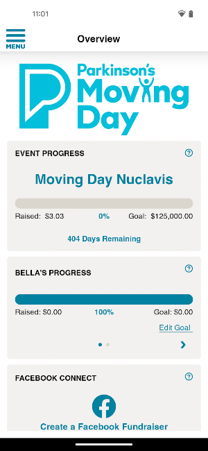 Fundraise for Parkinson’s Screenshot 1