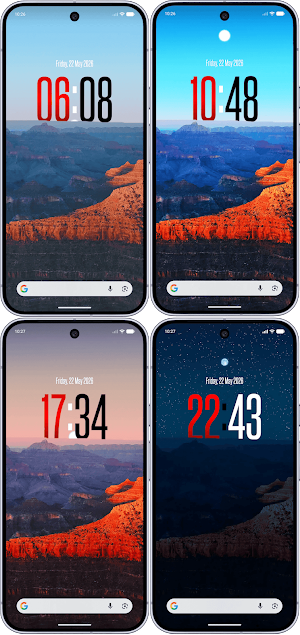 Depth Clock Live Wallpaper Screenshot 3