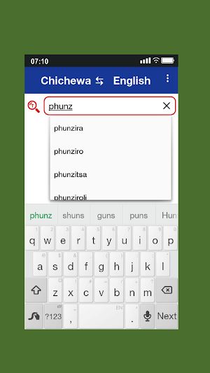 English to Chichewa Dictionary screenshot 3