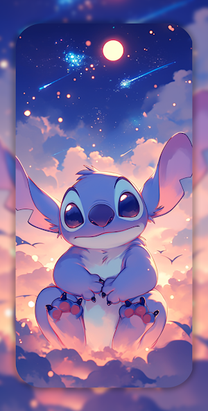 Cute Stitch Wallpaper Lilo HD Screenshot 1