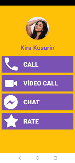 Kira Kosarin Fake Video Call - Screenshot 0