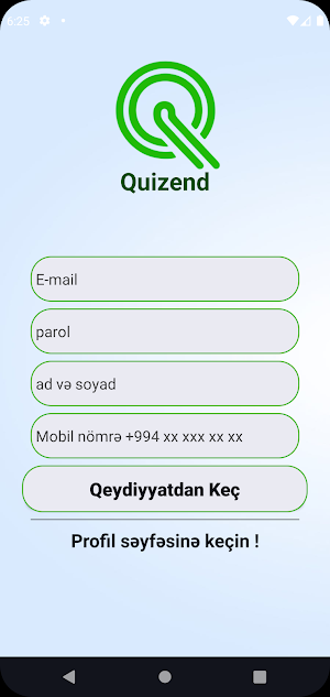 Quizend Screenshot 1