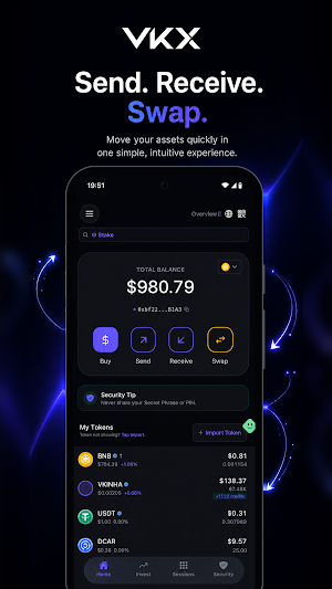 VKX Wallet – Secure Web3 Screenshot 2