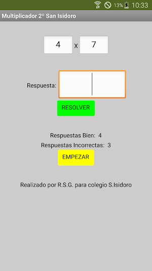 Multiplicación S.Isidoro Algar Screenshot 0