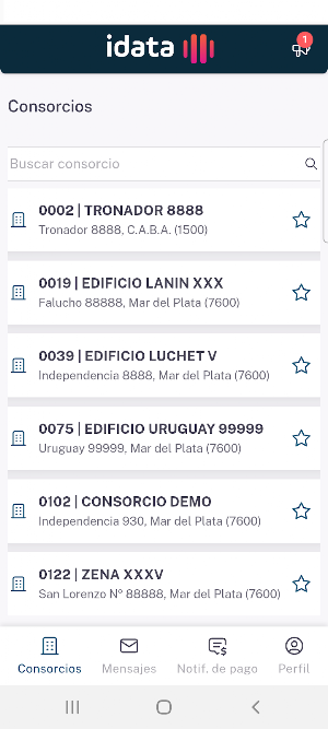 Idata Administradores Screenshot 1