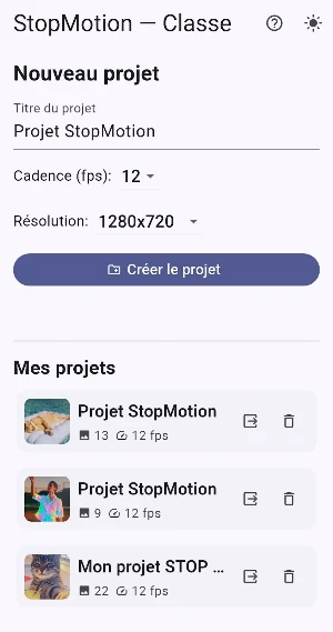Stop Motion App Screenshot 1