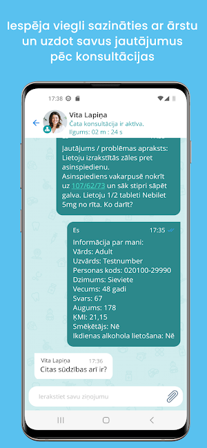 MyEmerg - ārstu konsultācijas Screenshot 3