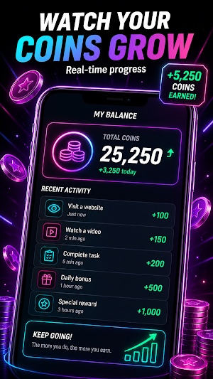 Mega Coins Tik Live Tok Screenshot 1