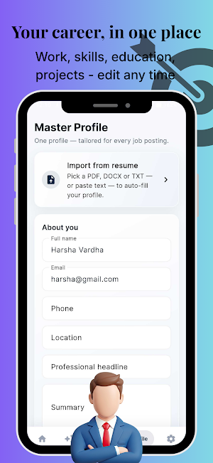 ApplyAI: Tailored Job Apply Screenshot 2