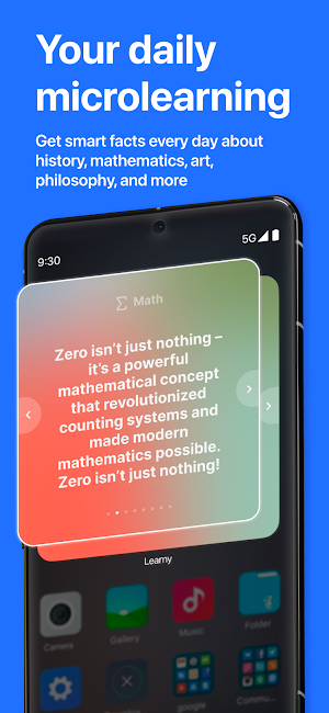 Learny: Daily Micro Learning Screenshot 0