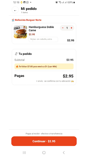 DEWAN: comida a domicilio Screenshot 2