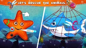 Twin mermaid babysitter care Screenshot 1