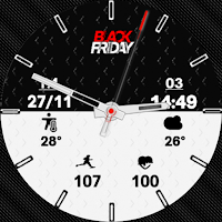N-SPORT719 Black & White Watch