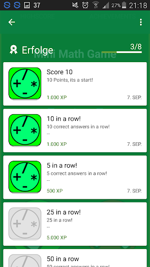 Speed mental math Game Screenshot 2