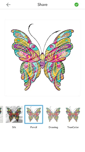 Adult Butterfly Coloring Pages Screenshot 3