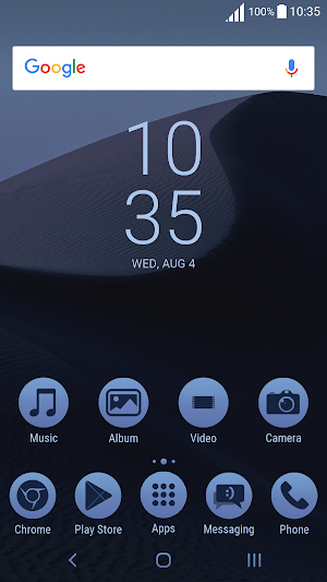 Night in the desert | Xperia™ Theme Screenshot 0