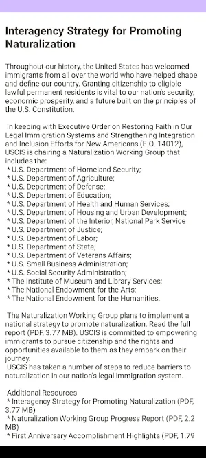 USA Citizenship Guide Screenshot 2