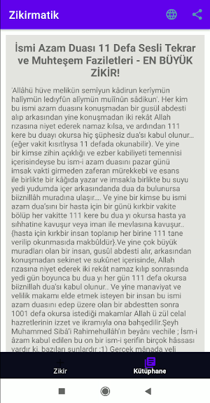 Zikirmatik Screenshot 0