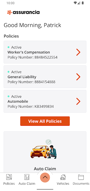 Assurancia Inc Screenshot 1