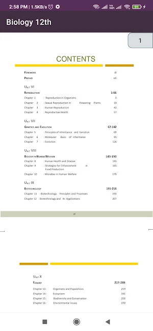 NCERT biology class 12 - (OFFLINE) Screenshot 3