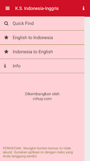 Indonesia-English Simple Dict Screenshot 3