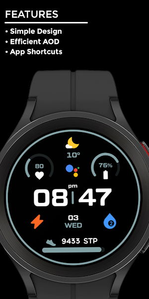 Night ver 16 - watch face Screenshot 1