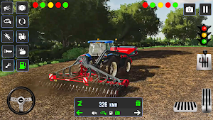 Tractor Driving: Village Game Screenshot 0