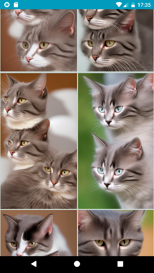 Wallpapers: strange cats Screenshot 1
