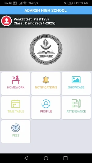 Adarsh High School Screenshot 1