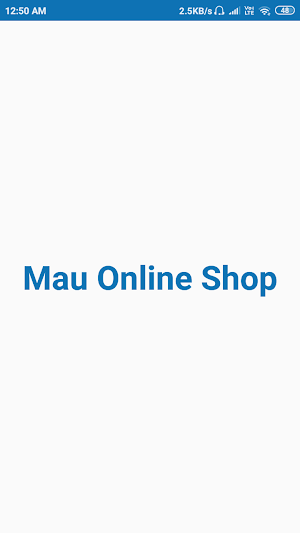 Mau Online Shop Screenshot 1