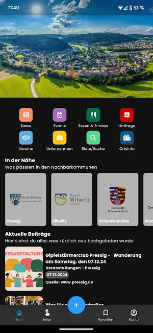 Pressig-App Screenshot 0