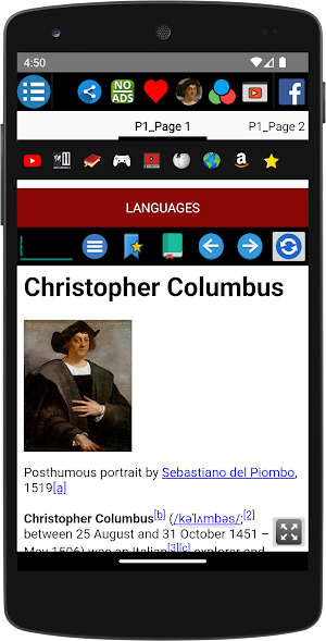 Christopher Columbus Biography Screenshot 1