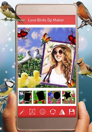 Love Birds DP for Insta/FB Screenshot 0