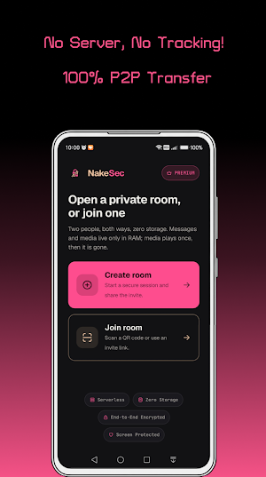NakeSec P2P Security Messenger Screenshot 0