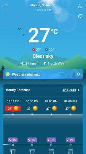 Weather Forecast & Radar App Screenshot 0