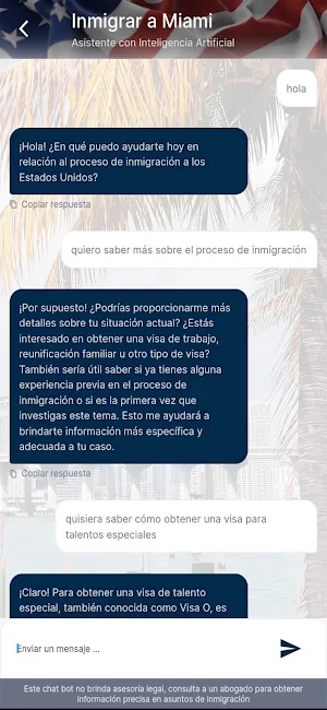 Inmigrar a Miami Screenshot 0