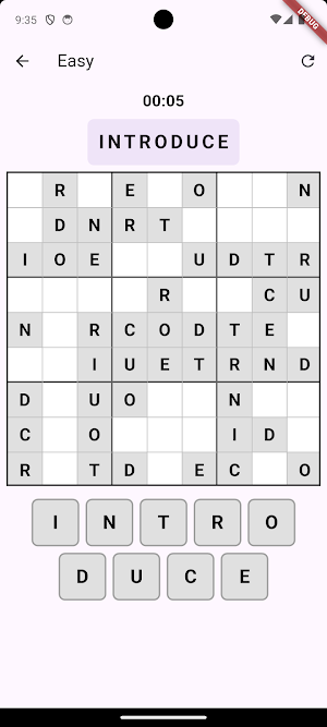 PG Word Sudoku Screenshot 0