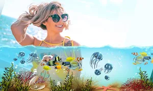 3D Water Effect Photo Editor | Underwater Frame Screenshot 2