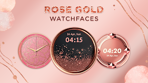 Rose Gold Theme Watch Faces Screenshot 3