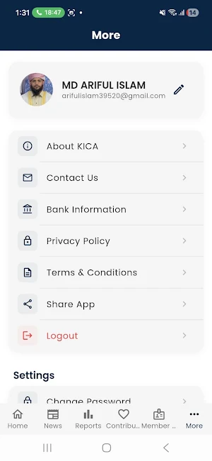 KICA MEMBER Screenshot 2